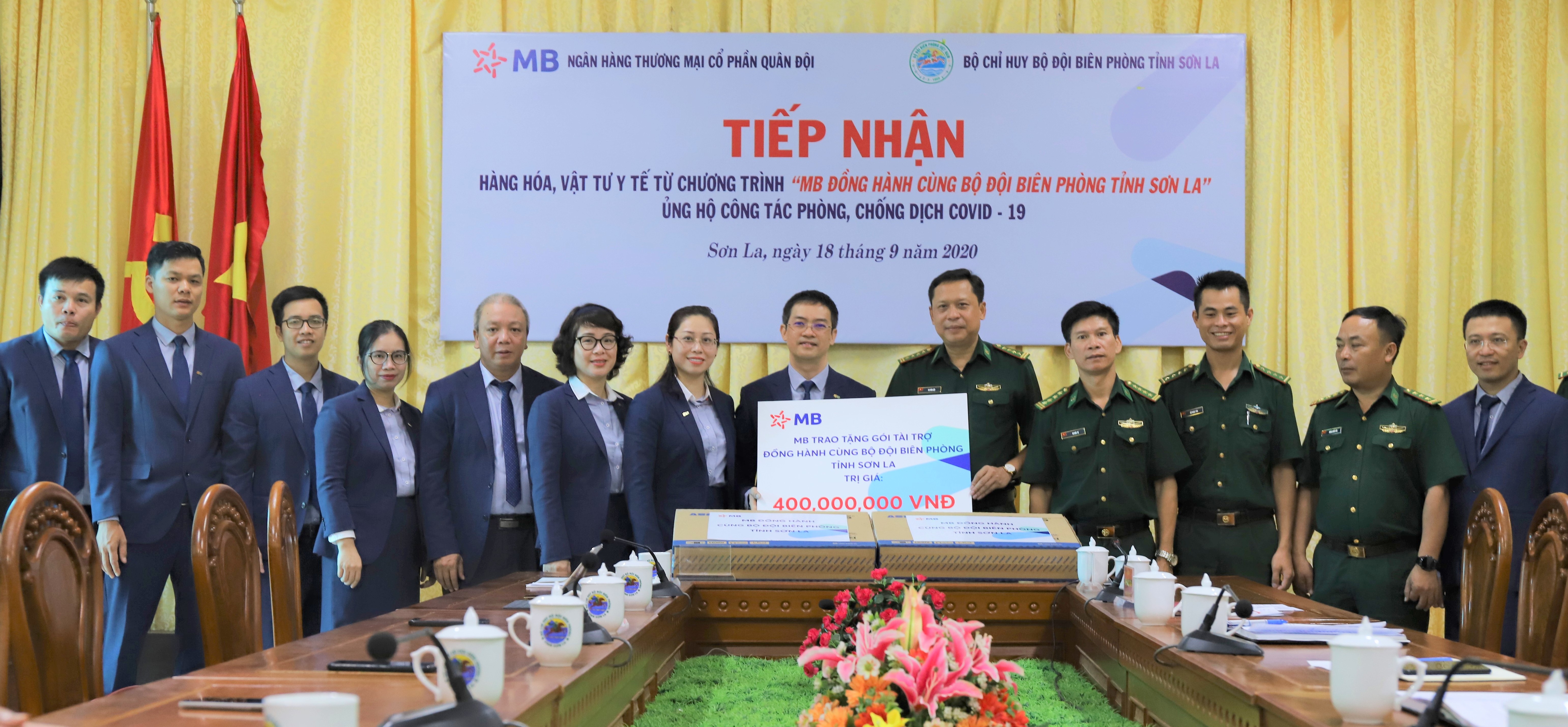 Ngân hàng Quân đội đồng hành cùng Bộ đội Biên phòng tỉnh Sơn La